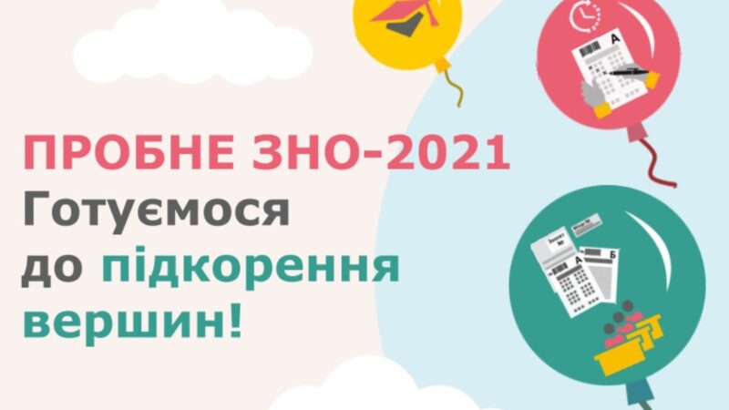 Пробне ЗНО 2021