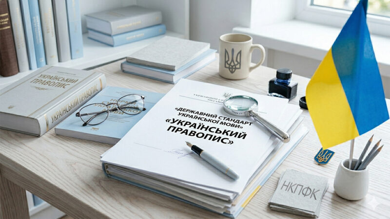 Набрав чинності новий стандарт державної мови «Український правопис»